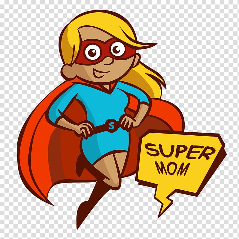 Supermom , Supermom transparent background PNG clipart