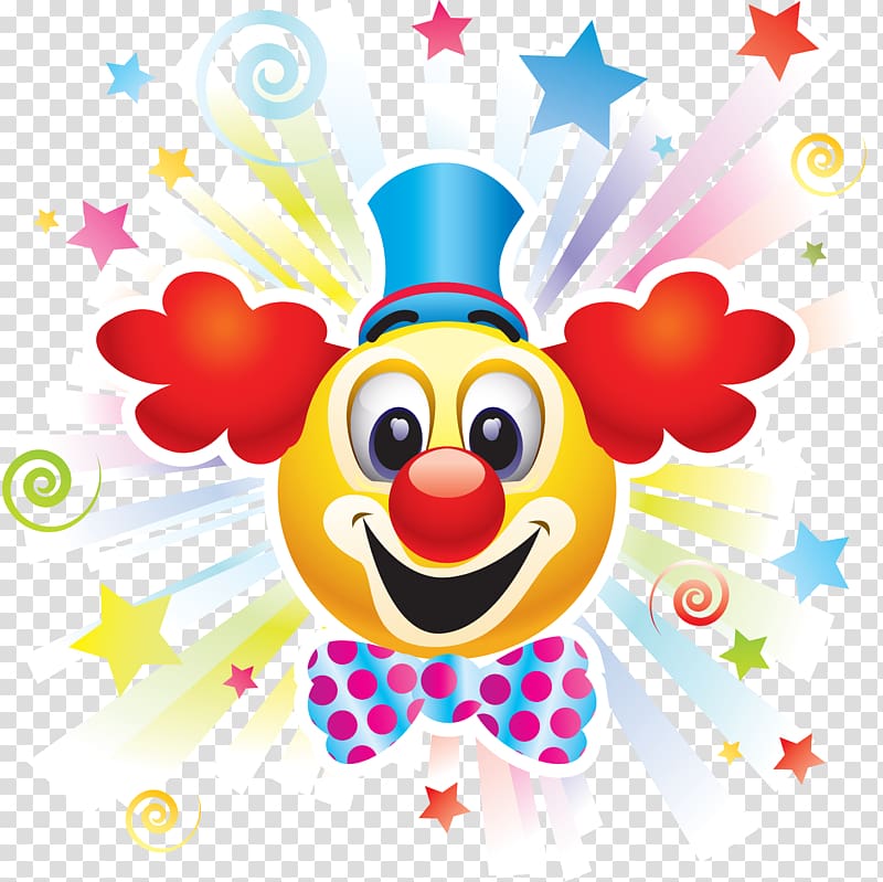 Clown transparent background PNG clipart