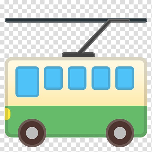 Trolleybus transparent background PNG clipart