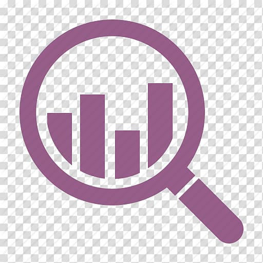 purple magnifying glass logo, Computer Icons Data analysis Chart, Svg Free Analysis transparent background PNG clipart