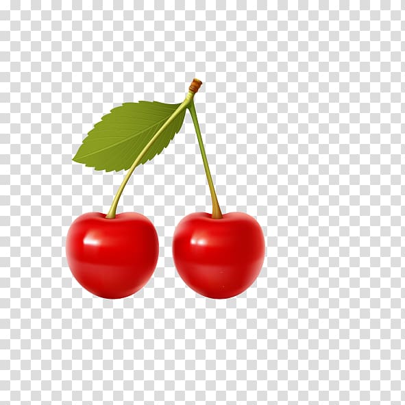 two red cherries , Frutti di bosco Coca-Cola Cherry , Cherry transparent background PNG clipart