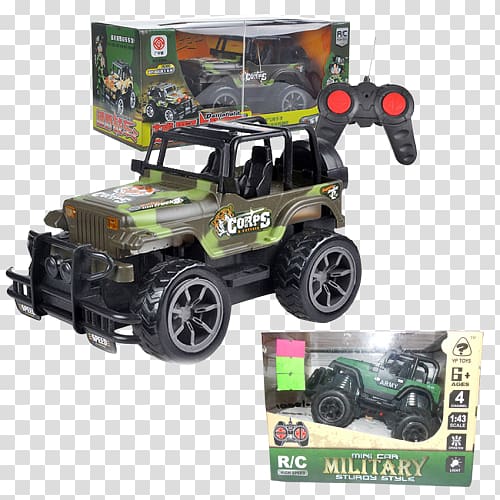 Radio-controlled car Hummer Jeep Sport utility vehicle, car transparent background PNG clipart