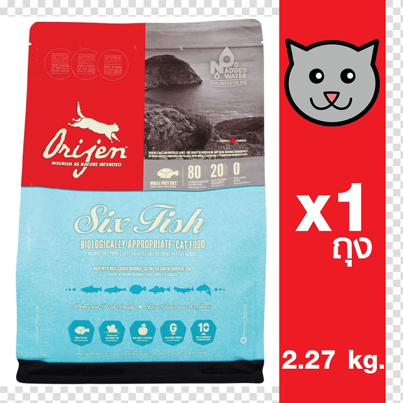 Cat Food Kitten Puppy Orijen, food category 5 transparent background PNG clipart