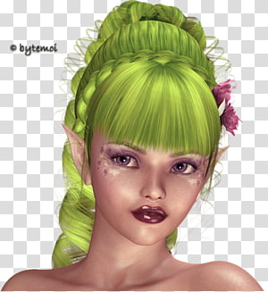 Eyebrow Hair coloring Green Black hair, hair transparent background PNG clipart thumbnail