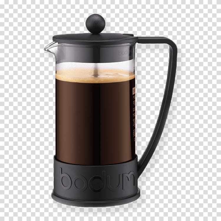 Coffeemaker French Presses Bodum Brewed coffee, Coffee transparent background PNG clipart