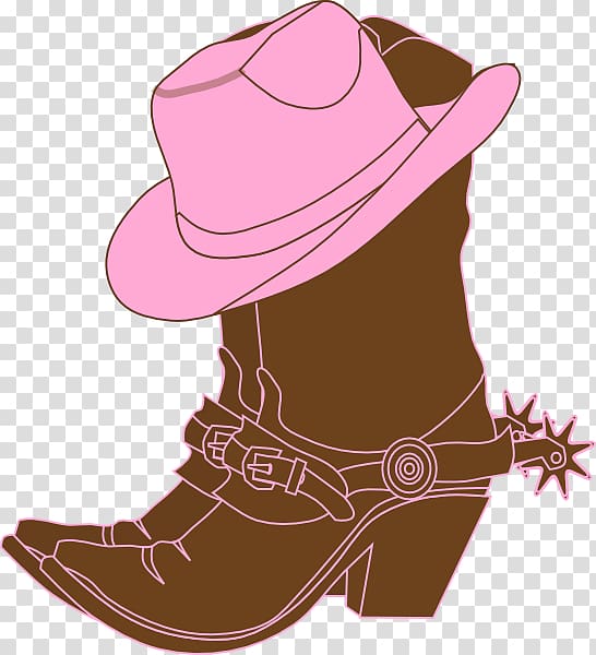 Cowboy boot Cowboy hat , cowgirl transparent background PNG clipart