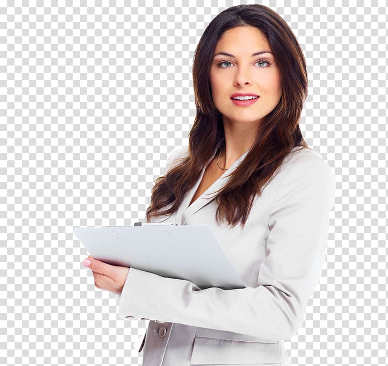 woman in business attire with clipboard on arm, Businessperson Female entrepreneurs Leadership Business plan, thinking woman transparent background PNG clipart