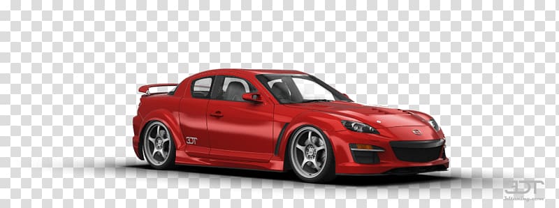 Bumper Sports car Mazda RX-8, mazda rx8 transparent background PNG clipart