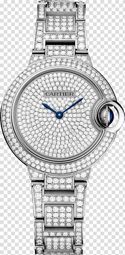 Cartier Automatic watch Colored gold Brilliant, watch transparent ...