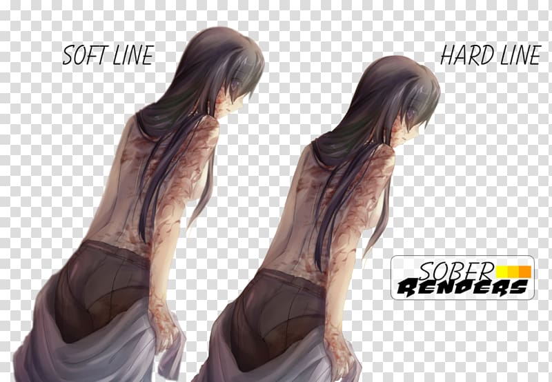 Scar Katawa Shoujo 3D rendering Hanako-san, Scar transparent background PNG clipart