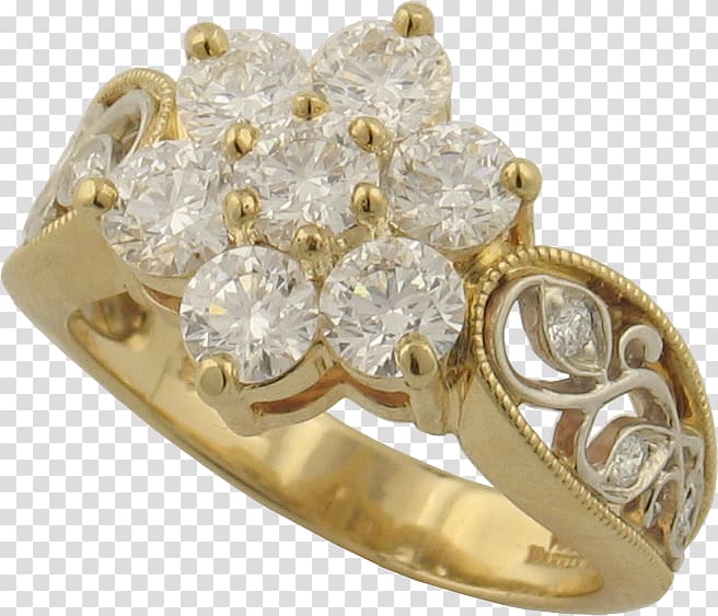 Jewellery Gemstone Earring Diamond, diamond ring transparent background PNG clipart