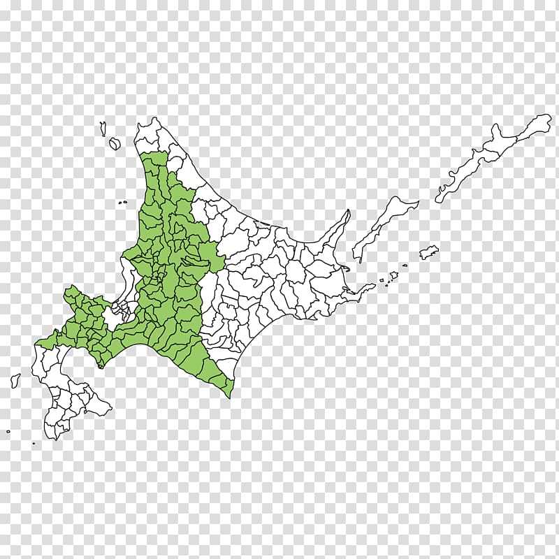Blank map Ishikari Subprefecture Hokkaido Shinko, map transparent background PNG clipart