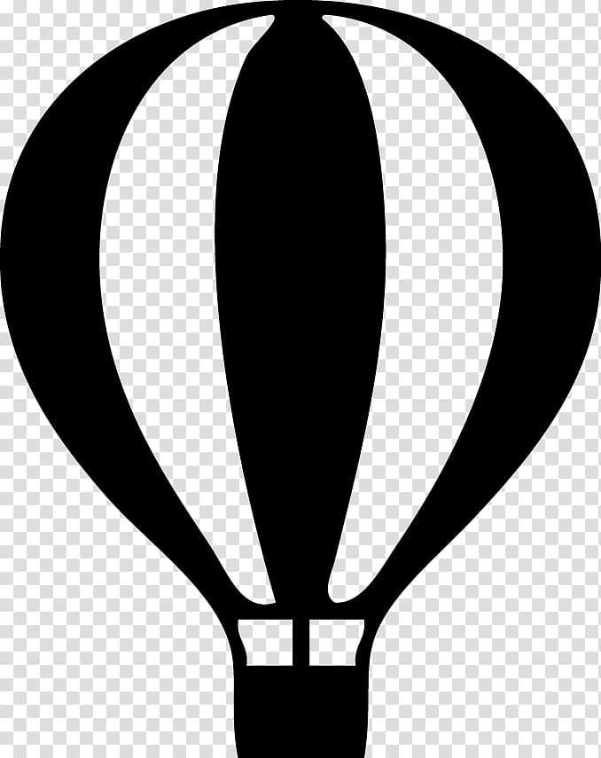 Hot air balloon Air travel Silhouette , balloon transparent background PNG clipart