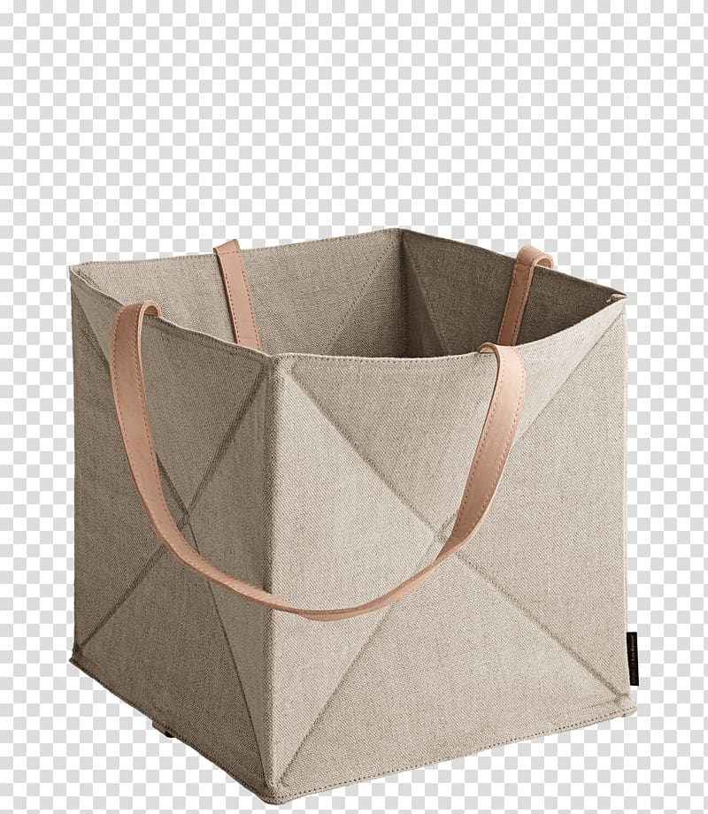 Paper Origami Leather Linen Bag, Storage Basket transparent background PNG clipart