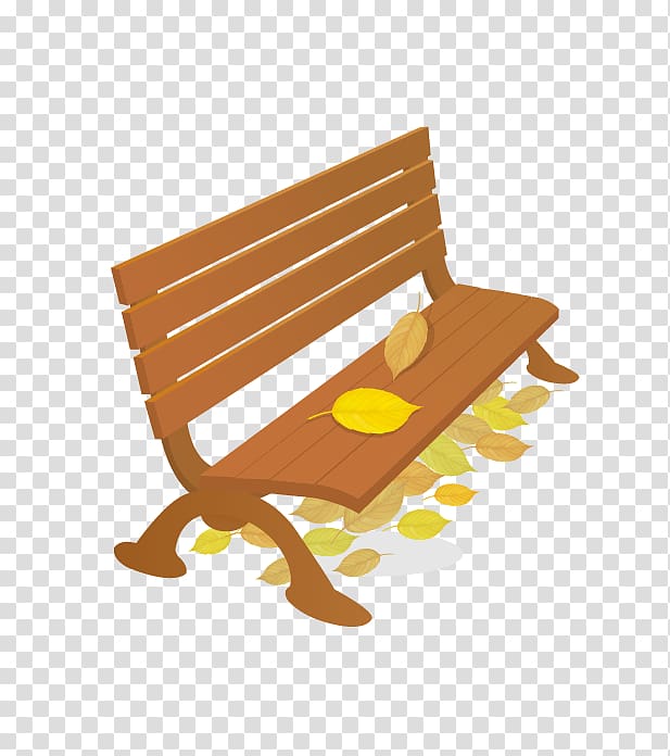 Chair Cartoon Illustration, Cartoon park recliner transparent background PNG clipart
