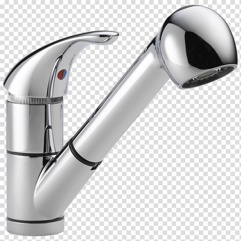 Faucet Handles & Controls Delta Faucet Company Peerless P18550LF Kitchen Pull-Out Faucet Sink, pull out transparent background PNG clipart