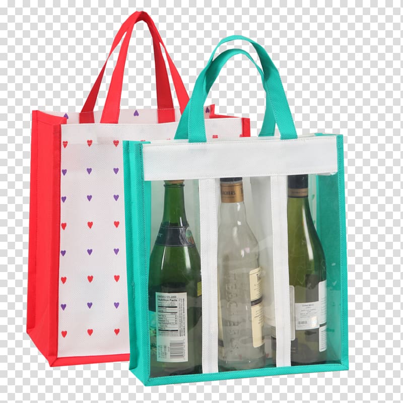 Wine Plastic bottle Tote bag, wine transparent background PNG clipart