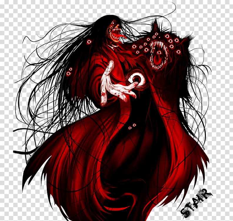 Alucard Seras Victoria Integra Hellsing Rip van Winkle Walter C. Dornez, Hellsing Background transparent background PNG clipart