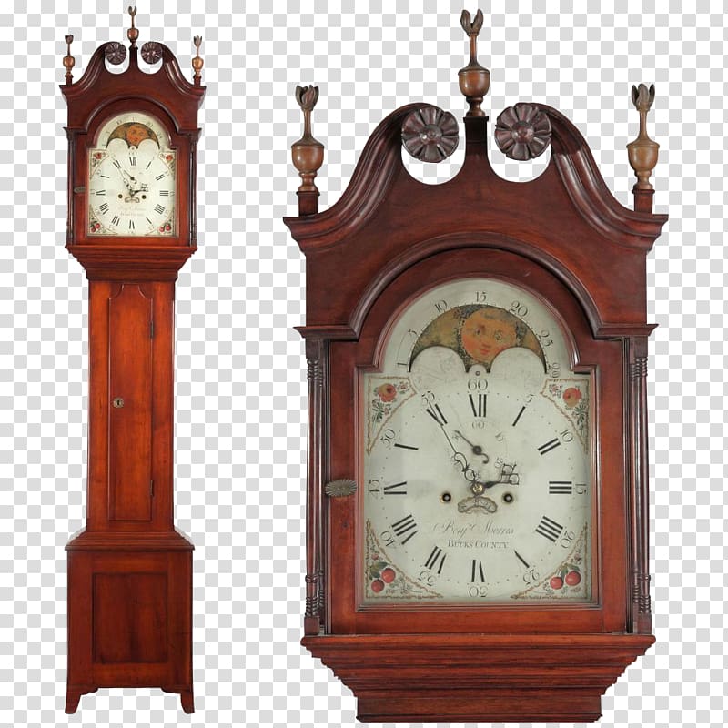 Floor Grandfather Clocks Bucks County Pennsylvania Antique