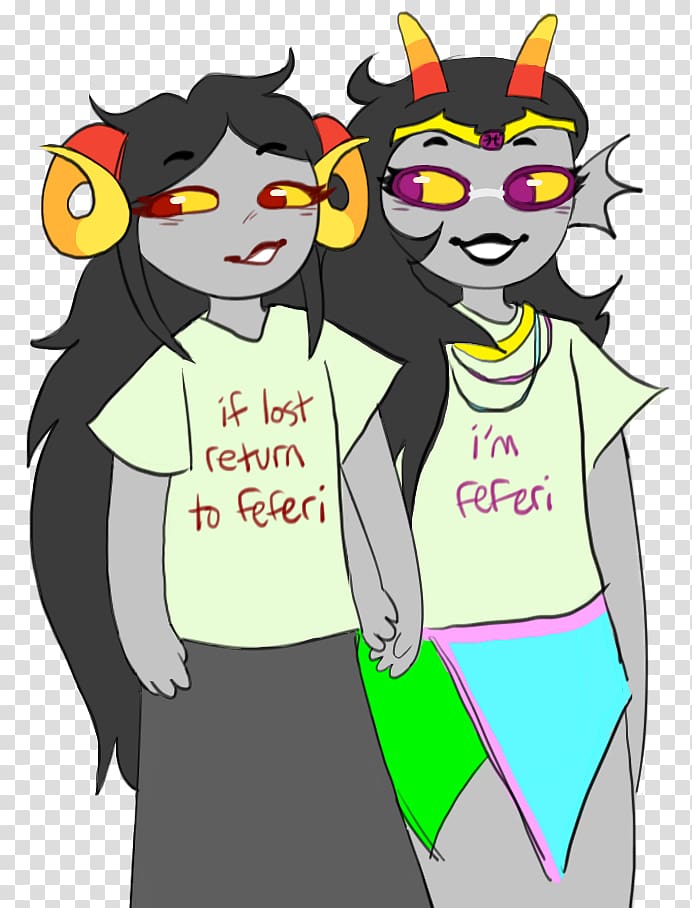 Illustration Artist Homestuck, Feferi Peixes Cute transparent background PNG clipart