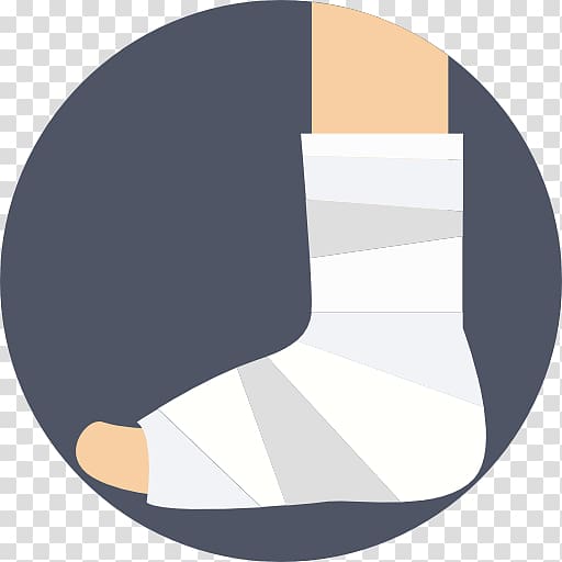 Computer Icons Bone fracture Medicine Splint, broken leg transparent background PNG clipart