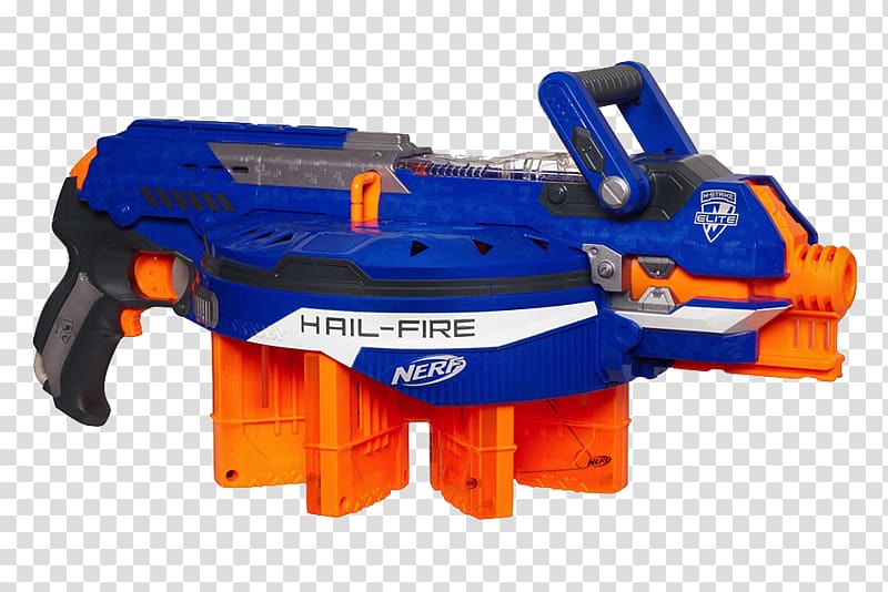 Nerf N-Strike Elite Nerf Blaster Toy, machine gun transparent background PNG clipart