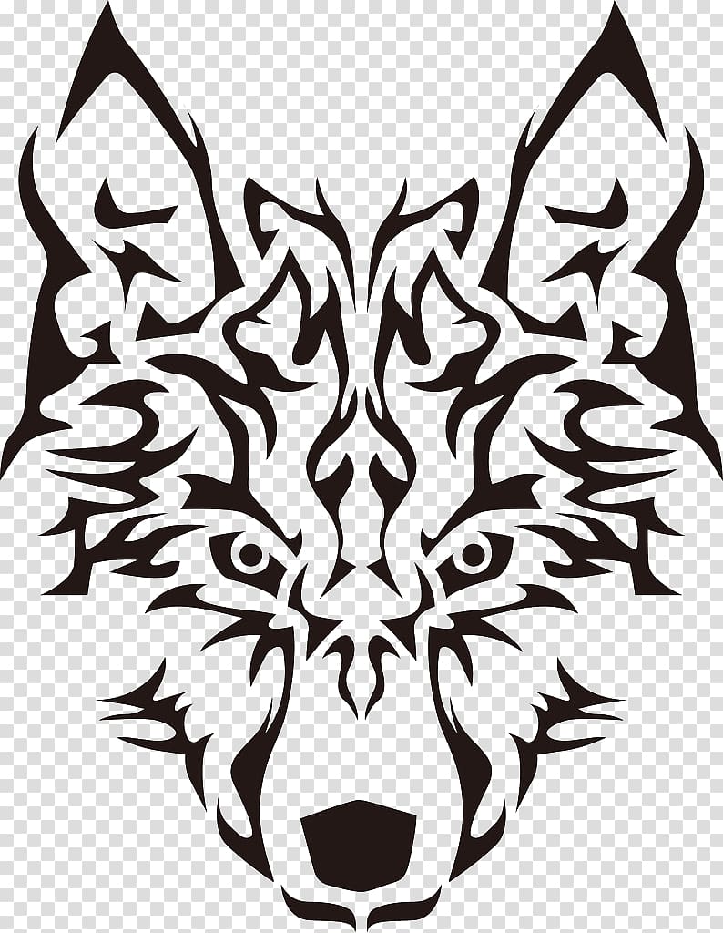 Gray wolf Tribe , Langtou flag transparent background PNG clipart