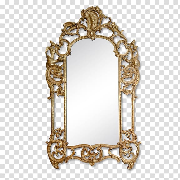 Mirror frame , European-style lace Mirror transparent background PNG clipart