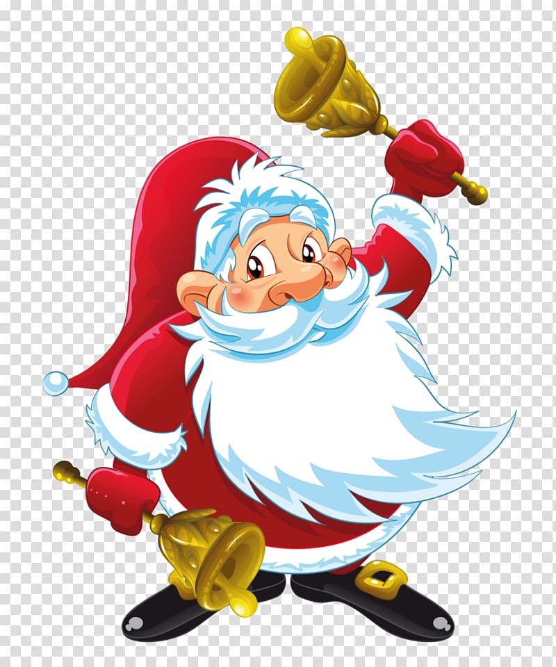 Santa Claus Cartoon Christmas , Lovely Santa Claus transparent background PNG clipart