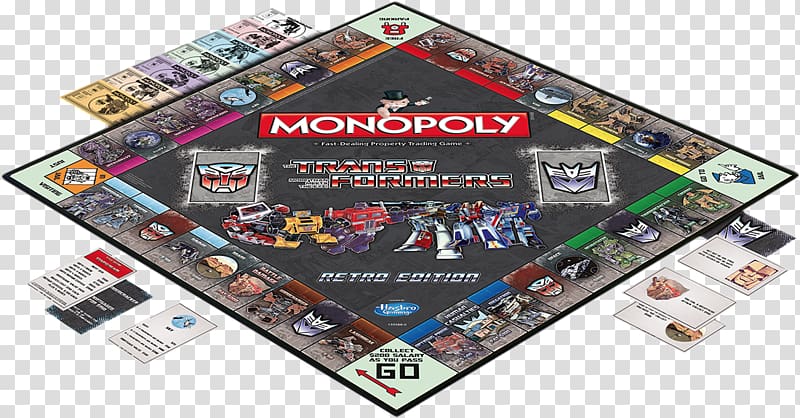 USAopoly Monopoly Transformers Universe Game, transformers transparent background PNG clipart