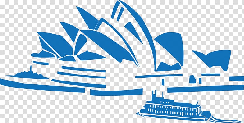 U\tzon and the Sydney Opera house illustration, Sydney Opera transparent background PNG clipart