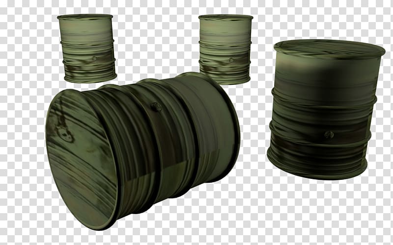 green barrel, Barrel Metallic transparent background PNG clipart