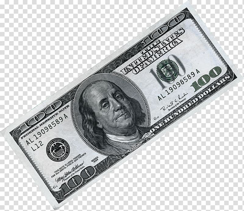 United States one hundred-dollar bill United States Dollar United States one-dollar bill Banknote Money, Money transparent background PNG clipart