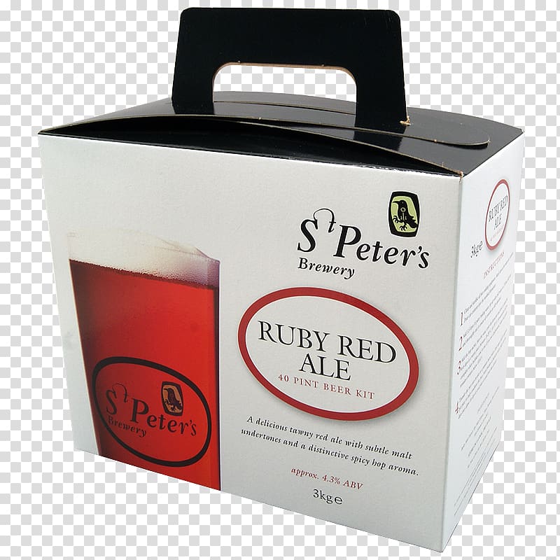 Beer Irish red ale St. Peter\'s Brewery St Peters, beer transparent background PNG clipart