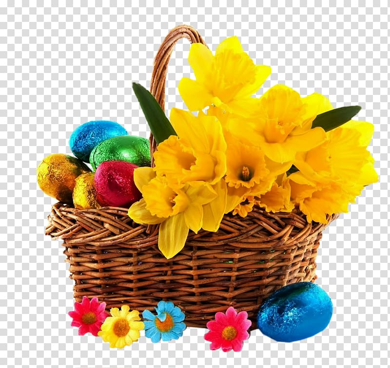 Easter basket Easter egg Basket weaving, easter eggs transparent background PNG clipart