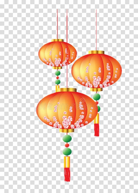 Paper lantern Nuit des Lampions Chinese New Year, Chinese New Year transparent background PNG clipart