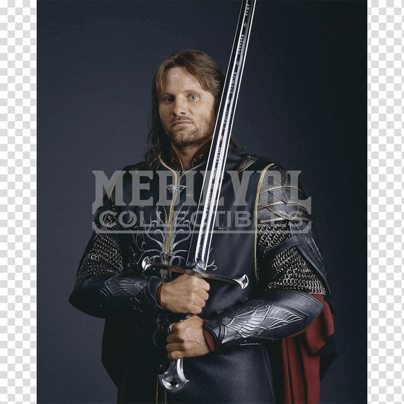 Aragorn The Lord of the Rings: The Fellowship of the Ring Fantasy Sword, Sword transparent background PNG clipart