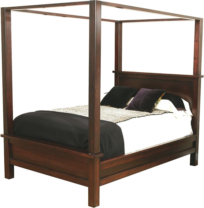 Bedroom Furniture Sets Bed size Canopy bed, bed transparent background PNG clipart