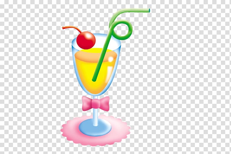 Cocktail garnish Orange juice , Cartoon Cocktails HD clips transparent background PNG clipart