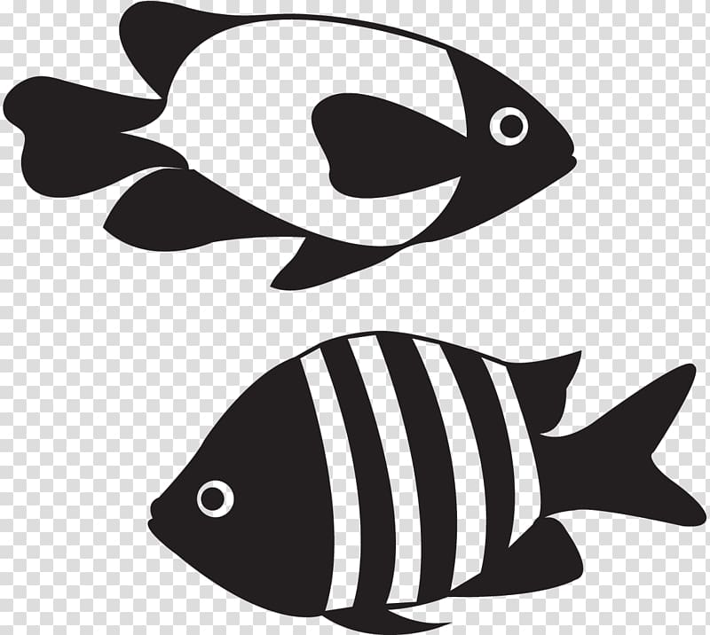 Koi Goldfish Euclidean , Black and white fish stick figure transparent background PNG clipart