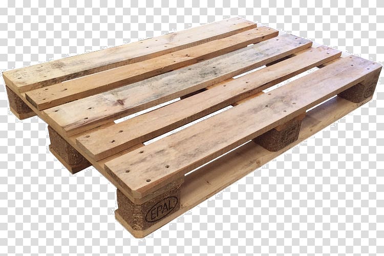 EUR-pallet Hardwood Lumber, wooden decking transparent background PNG clipart
