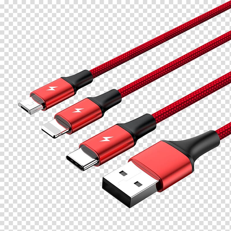 AC adapter Micro-USB Lightning USB-C, usb headset splitter transparent background PNG clipart