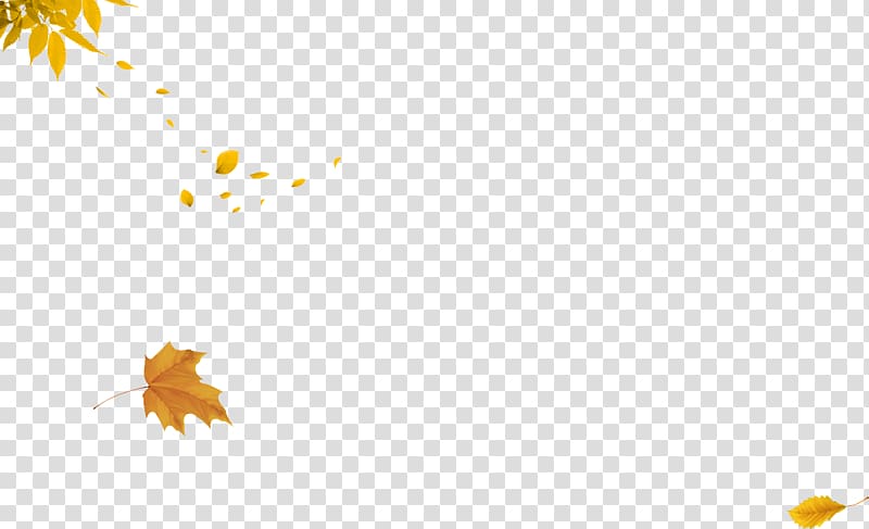 falling autumn leaves transparent background PNG clipart