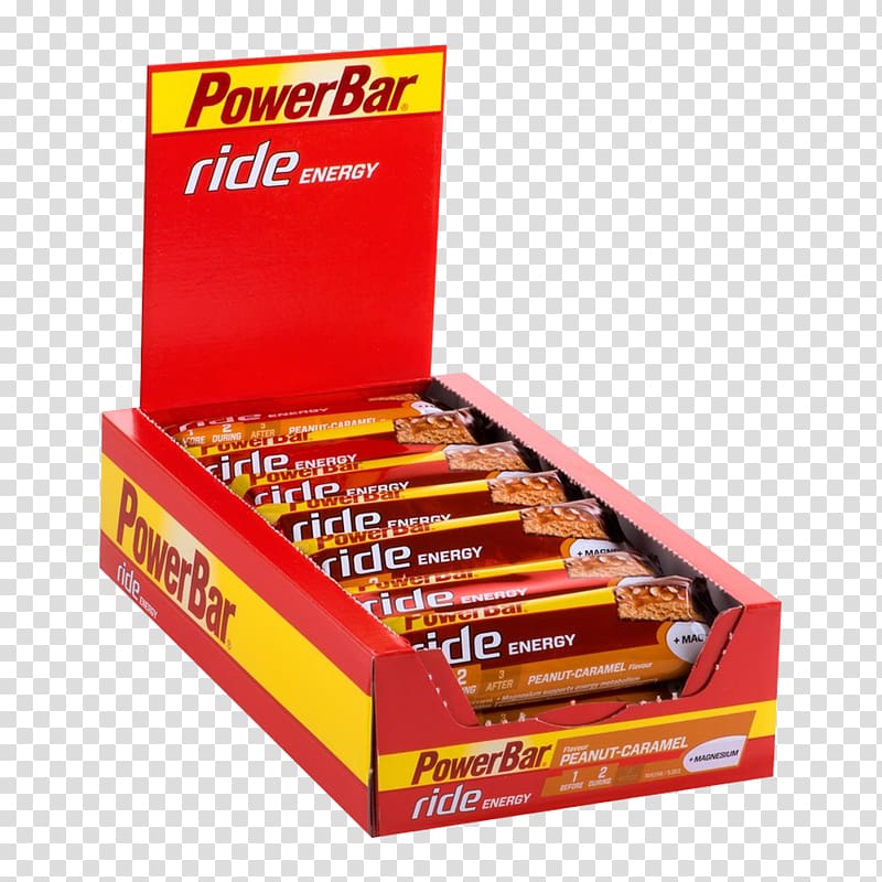 POWERBAR Ride 18 bars/box Bar Energy Bar PowerBar Energize 25 bars/box Bar PowerBar Ride Bar Peanut Caramel, energy bars transparent background PNG clipart