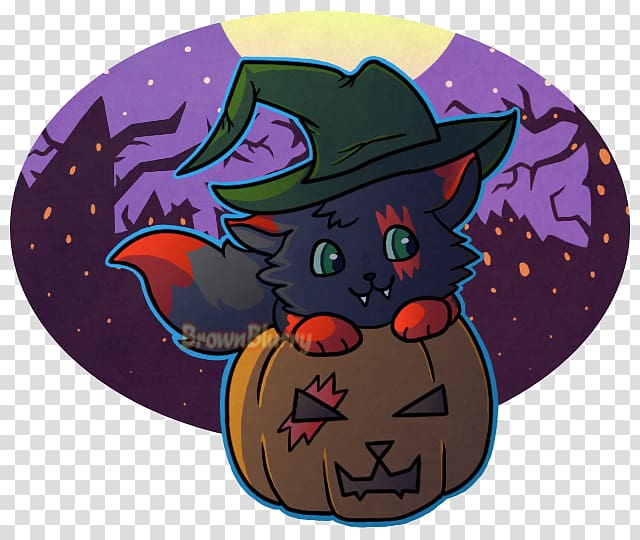 Cat Carnivora Cartoon Animal, trick or treat transparent background PNG clipart