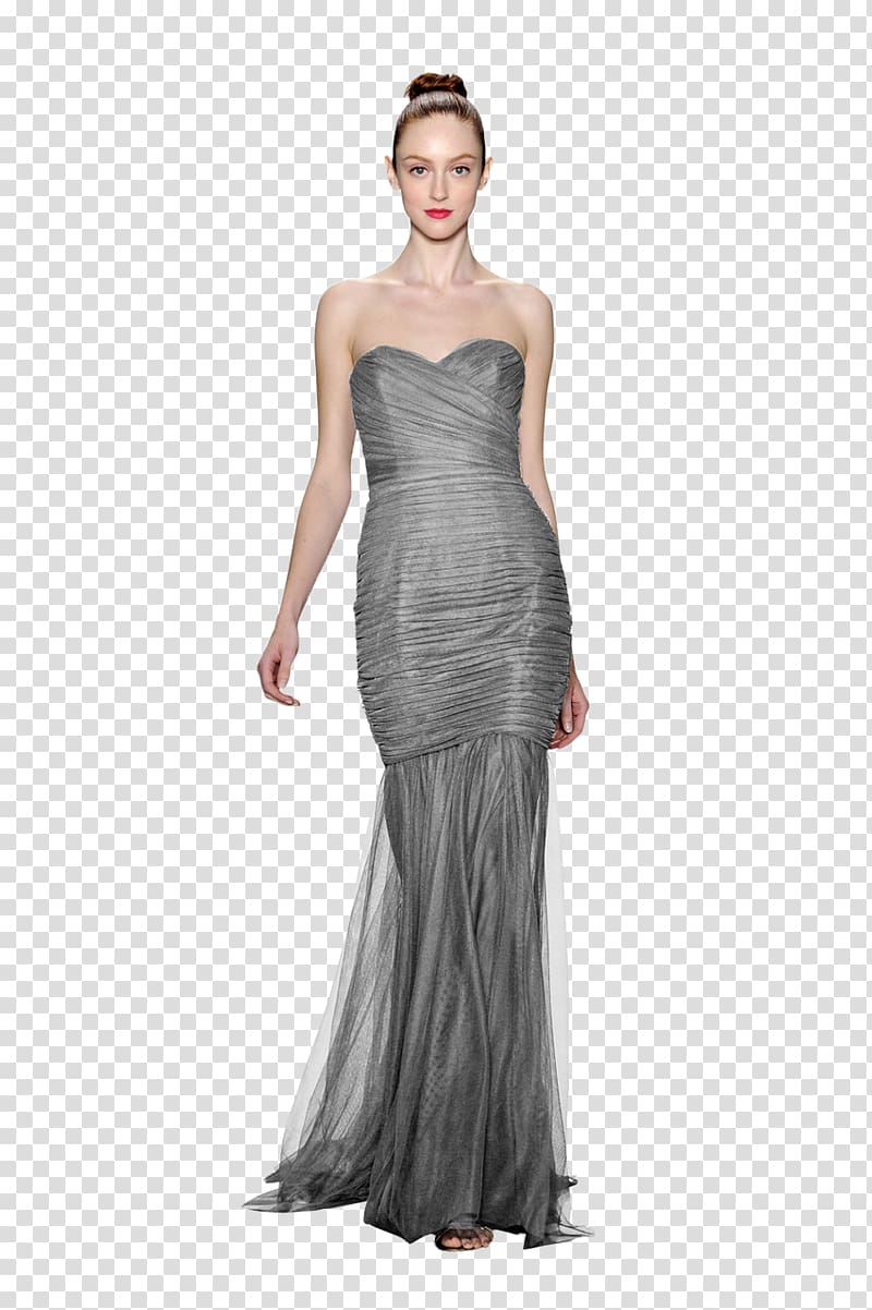 Gown Wedding dress Formal wear Bridesmaid, dress transparent background PNG clipart