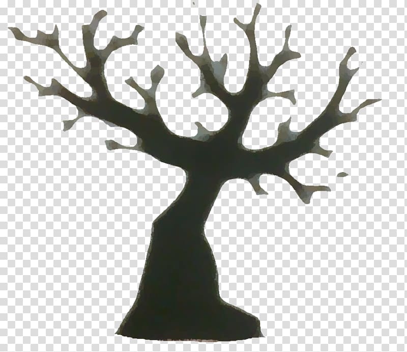 Flowerpot, Dry trees transparent background PNG clipart