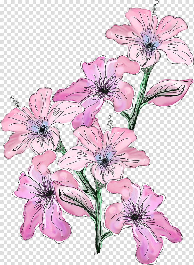 Floral design Bellamy Blake Flower Watercolor painting Links, flower transparent background PNG clipart