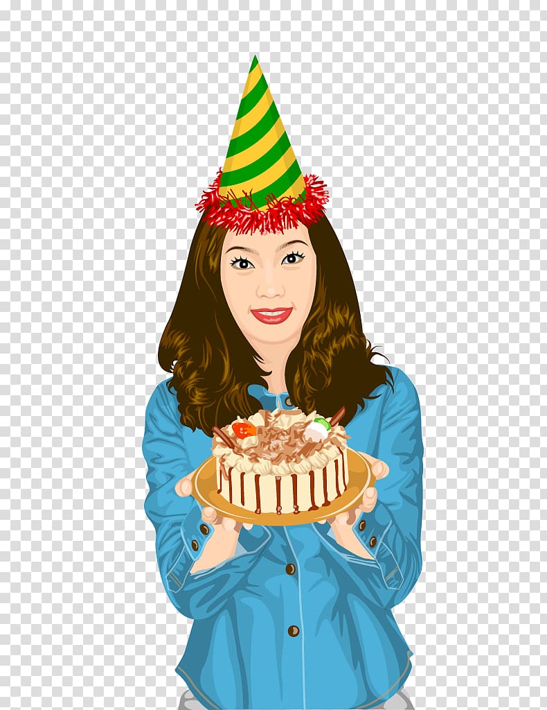 Birthday cake Cupcake Illustration, cake transparent background PNG clipart
