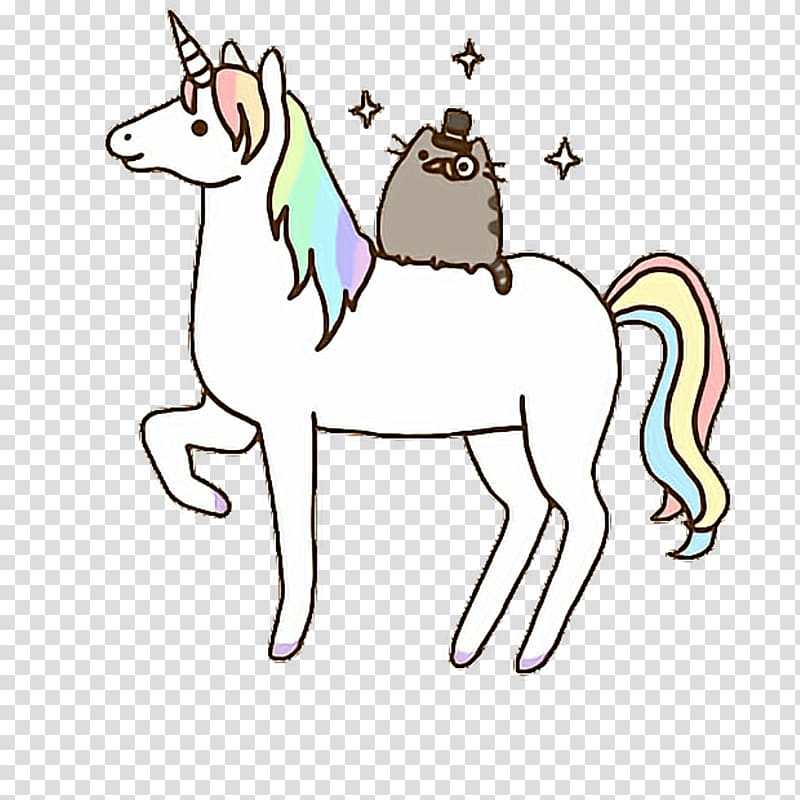I Am Pusheen the Cat Unicorn Legendary creature, unicorn transparent background PNG clipart